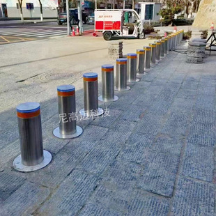 Fully Automatic Adjustable Anti-Collision Column Hydraulic Electric All-In-One Finished Car Barrier Huizhou Foshan Shenzhen School Adjustable Pile