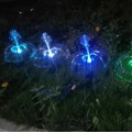 跨境亚马逊太阳能光纤水母灯造型水母户外防水庭院装饰景观灯