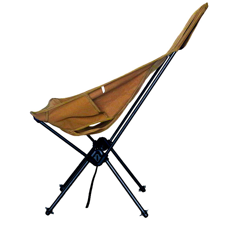 Transfronterizo especial de aleación de aluminio al aire libre Silla de camping doble tubo Silla de pesca portátil playa ocio silla plegable en stock