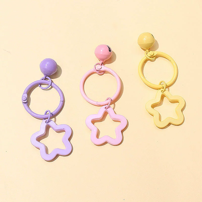 Fresh small bell, keychain, shoulder bag, flowered, Birthday gift