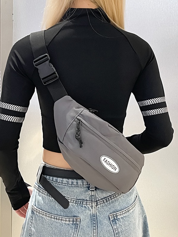 Bolso de pecho para mujer, moderno bolso de cintura para teléfono móvil, nuevo bolso bandolera para parejas, mochila pequeña portátil deportiva y sencilla para exteriores
