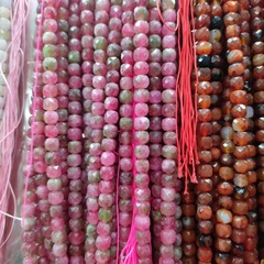 8mm刻面方糖串珠 天然瑪瑙珠優化天然石方塊DIY飾品配件 工廠直銷