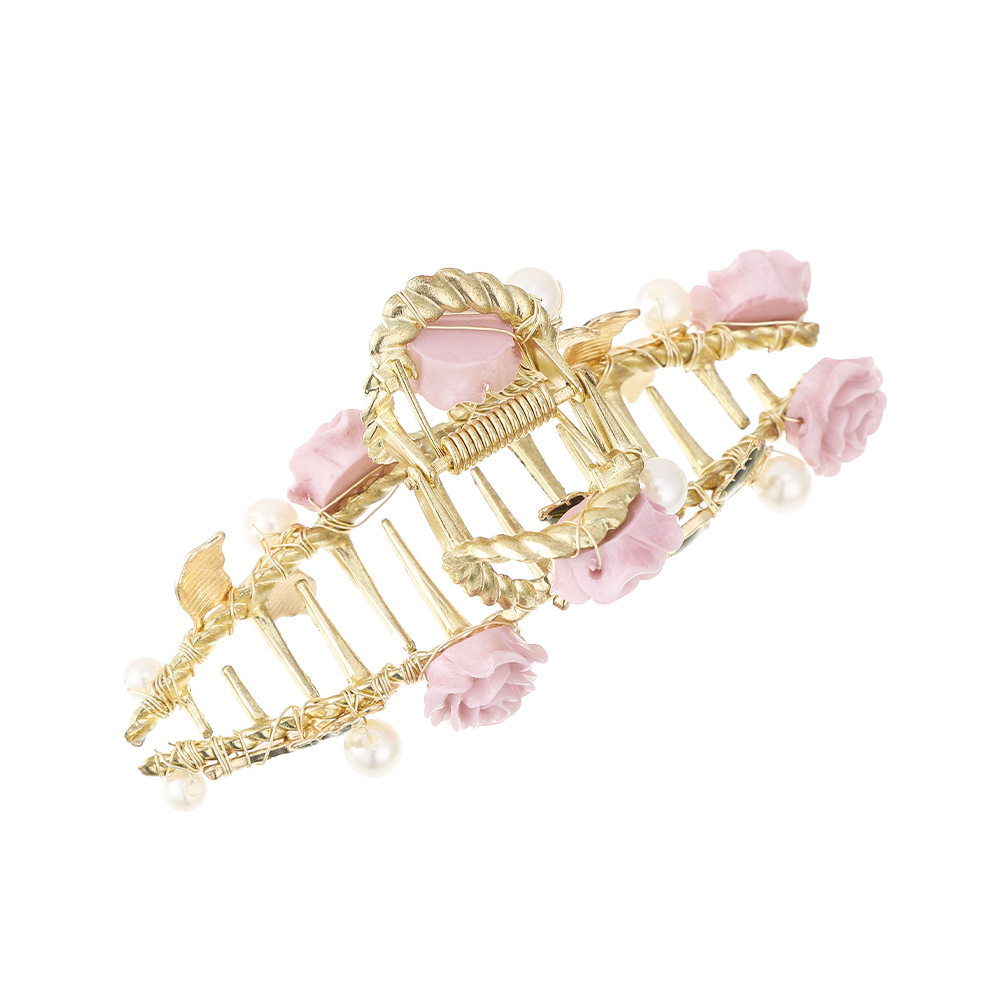 Holiday, Date Occasion Elegant Simple Style Women's Flower Metal Hair Claws