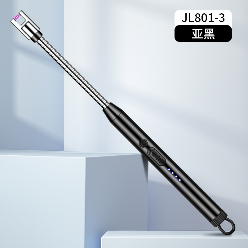 Fabricantes al por mayor Arco Tipo-c Cargador Encendedor Estufa de gas Encendido Agarre Exalargue Cocina Encendedor Transfronterizo Chong