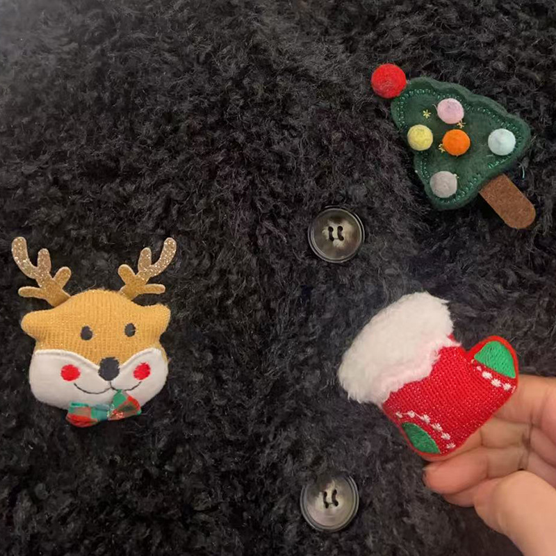 Три ёлочные куклы (олень, ёлка, туфельки)