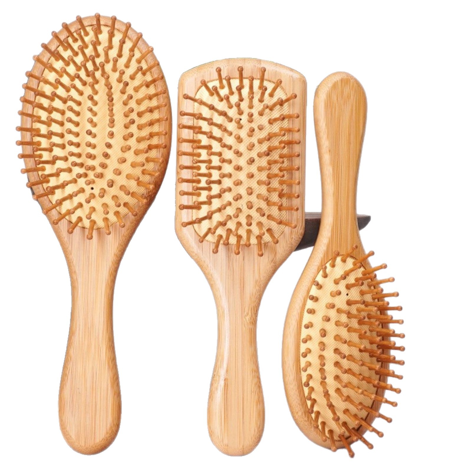Peine Masajeador de Bambú con Cojín de Aire para Cuidado del Cabello image 7