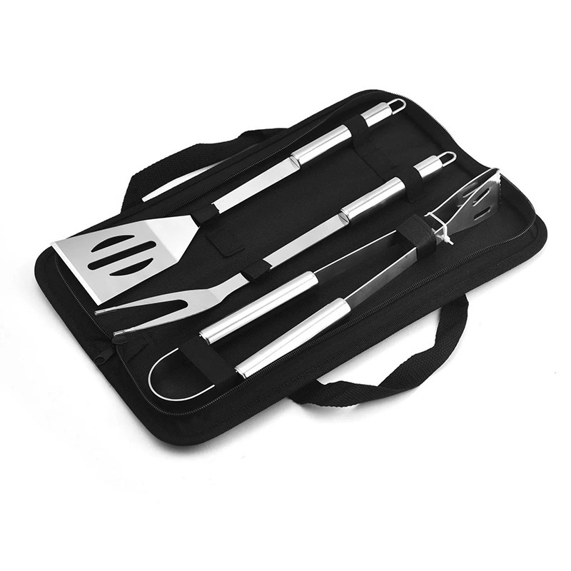 Amazon BBQ acero inoxidable Oxford fabricantes set de parrilla al aire libre en stock set de herramientas de parrilla