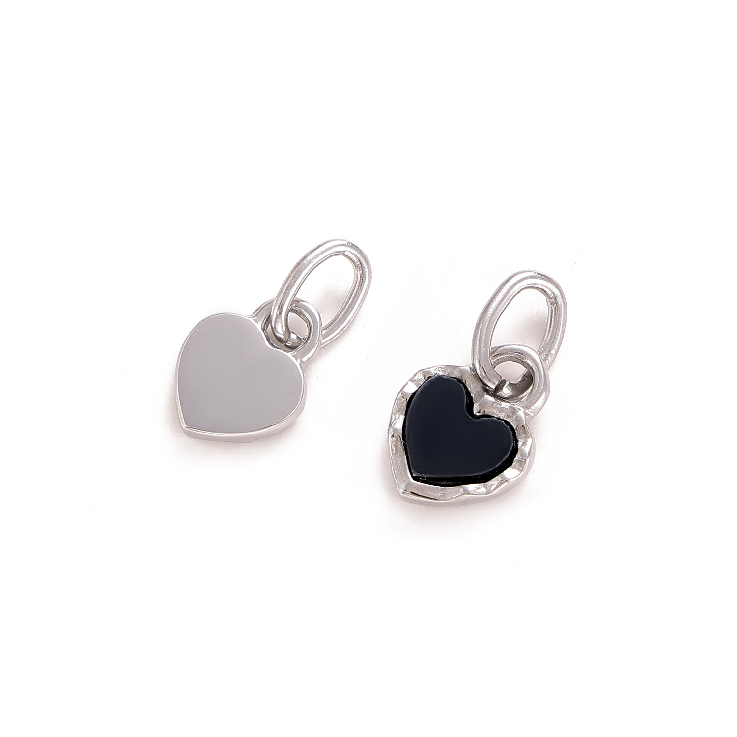 2g Weight Pendant Jewelry Making Type 8*10mm Jewelry Making Size DIY Jewelry Accessories Classification 1 Piece Quantity Titanium Steel Material Heart Shape Pattern Plating Design Simple Style Style 1 Piece 8*10mm Titanium Steel Heart Shape Pendant 2