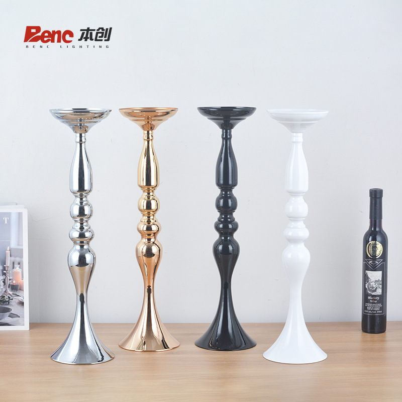 Accesorios de la boda guía carretera florero sirena Europea candelabro vela cena nórdico creativo vela titular Decoración