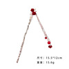 Chinese hairpin with tassels, advanced hairgrip, retro hair accessory, Chinese style, high-quality style