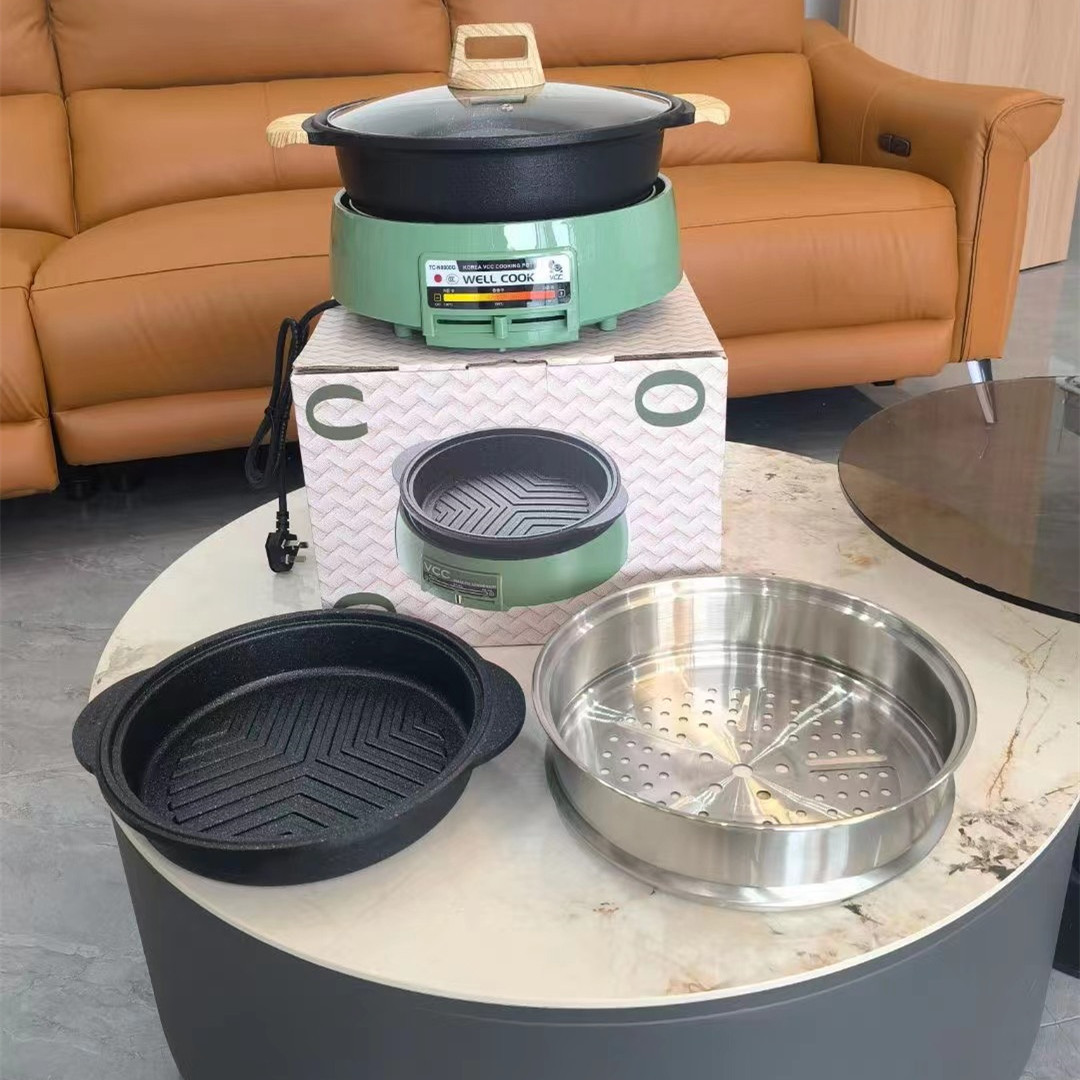 Green 8800 plus round pot style + steaming cage