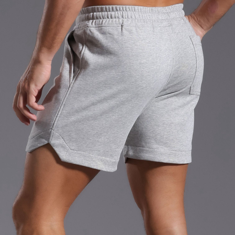2025 Men's Sports Shorts, Knee-Length Shorts, Basketball Shorts, American-Style Muscle Fitness Running Shorts, Split Hem