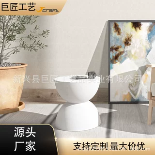 现代简约风格混凝土水泥客厅卧室休闲办公室边桌茶几可定制