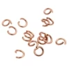 Golden rings for jewelry and fashion accessories, pink gold