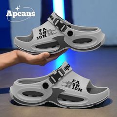 Apcans爆款软底拖鞋男夏2025新款外穿运动防滑开车两用踩屎感凉鞋