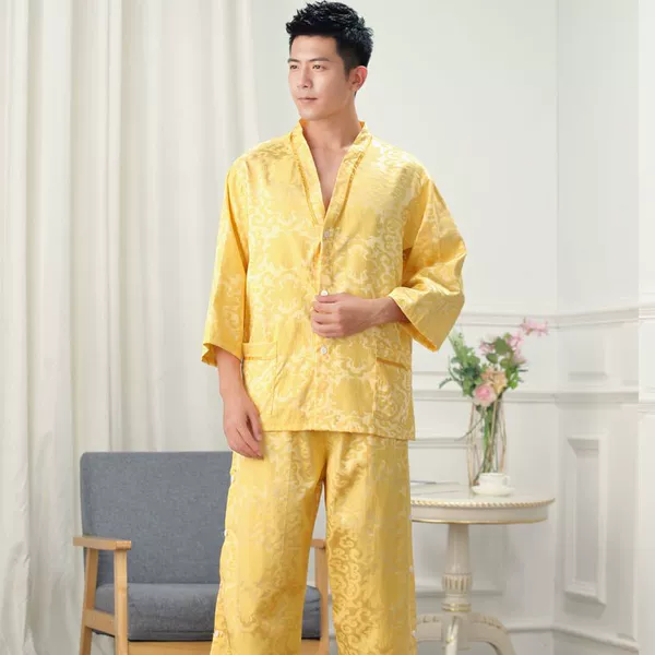 Polyester cotton rich yellow long style