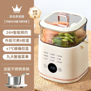 Egg Steamer Automatic Power Off Household Small Multi-Functional Boiled Egg Machine Artifact 2025 New Egg Cooker