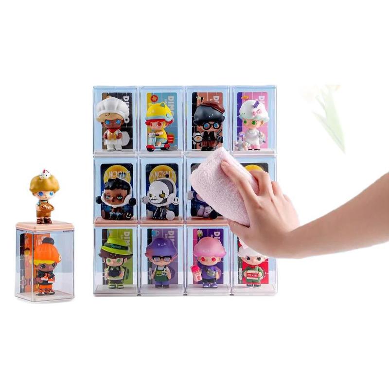 ブラインドボックス収纳展示棚バブルマットシングルフィギュアクリアキャビネットpopマートフィギュア収纳PSディスプレイボックス|undefined