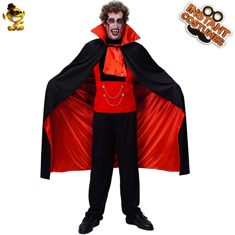 Halloween adulto hombres horror bat vampiro traje grande masculino vampiro juego de rol traje de escenario