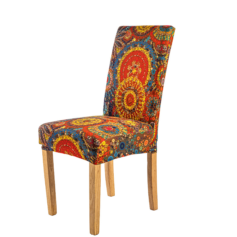 Transfronterizos para la silla elástica de color de la atmósfera de la silla de comedor cubierta de silla antideslizante doméstica cubierta de silla al por mayor