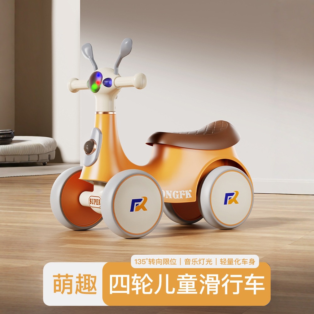 1~3세 남아 및 여아용 어린이 밸런스카, 페달이 없는 유아용 보행기, 슬라이딩 트위스트카, 어린이용 4륜 스케이트카