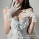 Retro Wedding dress women's hand sleeve black long lace gloves thin women's high-grade hot girl sexy pure desire retro photography