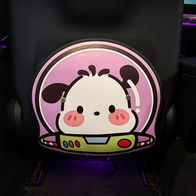 Astronaut Pacha Dog Anti-Kick Pad Universal Rear Seat Back Anti-Dirty Protective Pad Car Rear Pad Anti-Wear Pad (Chair back anti-kick pad) - astronaut-pacha-dog-anti-kick-pad-1-piece
