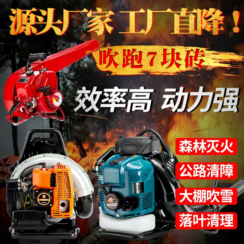 风力灭火机吹雪机二冲程大功率背负道路吹风机四冲程森林灭火器