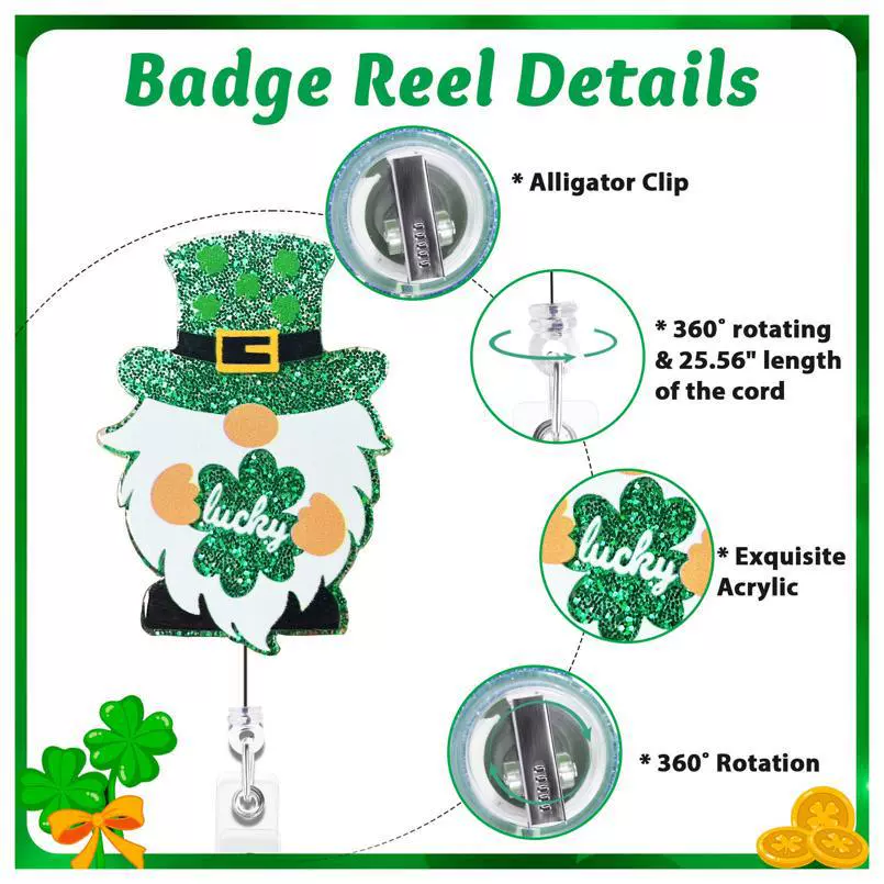 Acrylic telescopic adjustable badge, rabbit