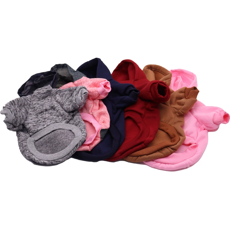 Одежда для собак осенне-зимний теплый свитер для домашних животных спортивный досуг двуногий свитер Одежда для кошек одежда с капюшоном и карманами