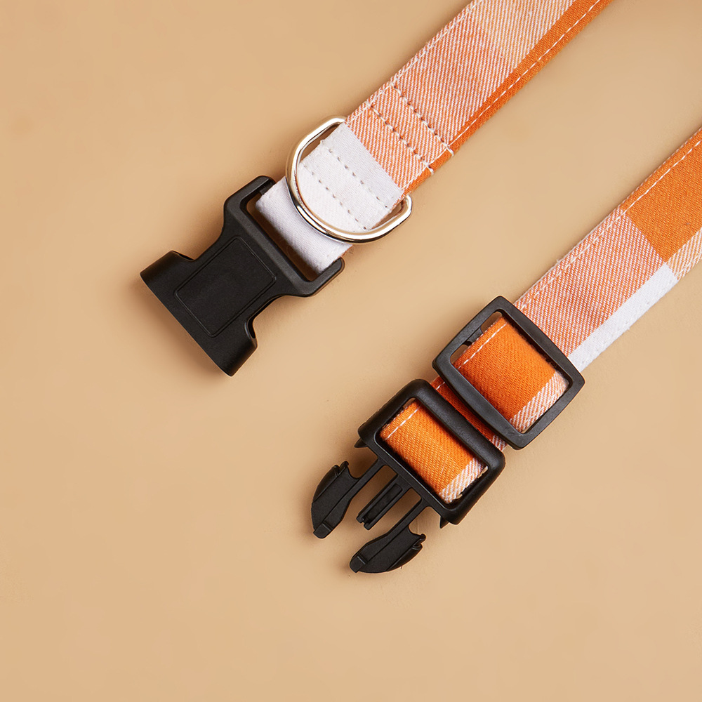 Tanpopo Cross-border nuevo collar de perro pajarita de mascota mariposa de algodón nudo desmontable collar de celosía de perro