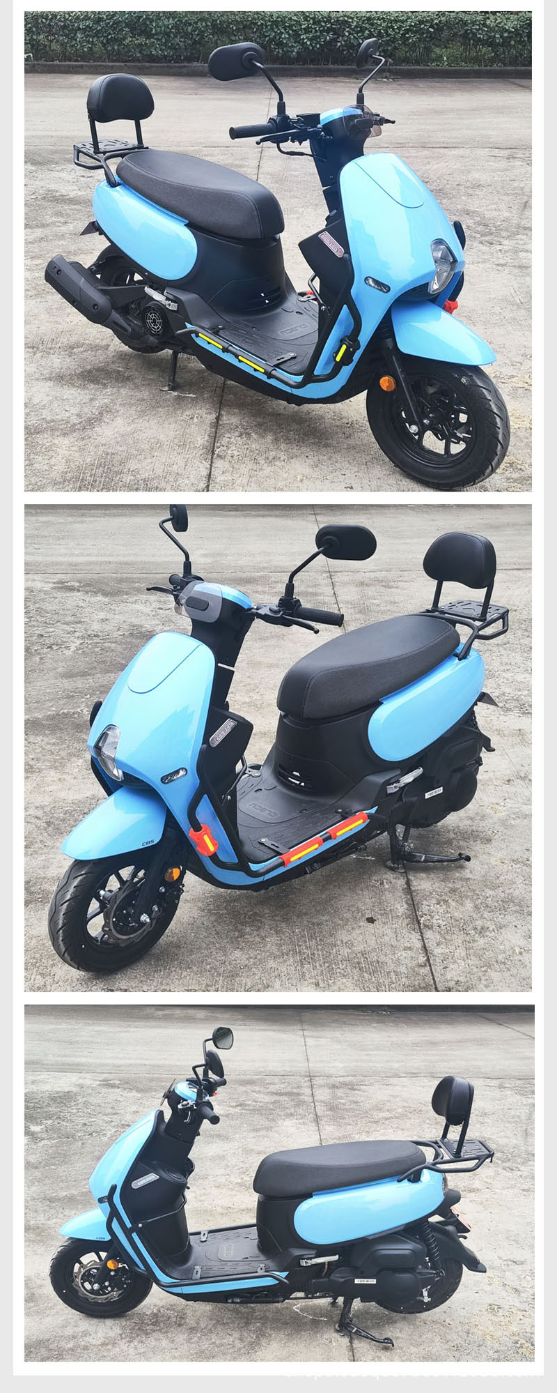 Suitable for Sanyang Hummingbird 125 Bumper Backrest Tail Rack Rear Shelf Anti-Fall Bar Guard Bar Modification Parts Motorcycle