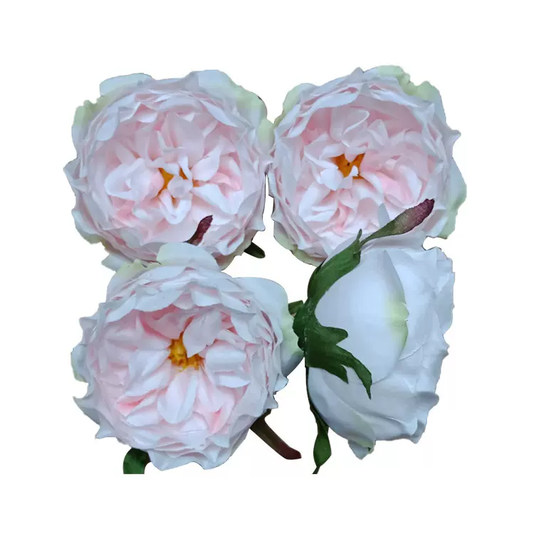 人造玫瑰花 绢花婚庆DIY花墻假花装饰家居摆设花排 仿真牡丹花头