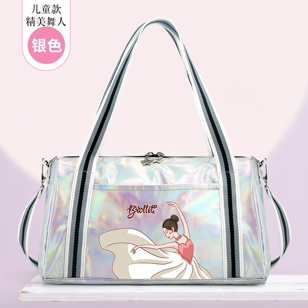 Children's silver color printed exquisite dancer