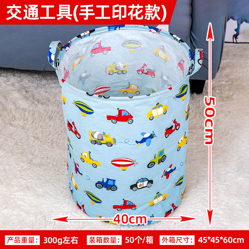 Hogar gran cesta de almacenamiento de lavandería cesta de almacenamiento de tela cesta de lavandería doble manija plegable cesta de la ropa al por mayor