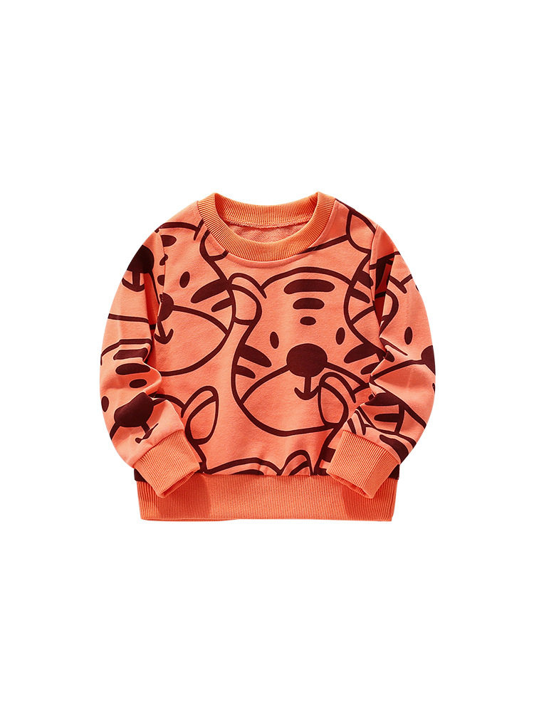 Malwee chaqueta de niño otoño y invierno nueva camiseta de cuello redondo para niños europeos y estadounidenses guapo y casual ropa de bebé superior