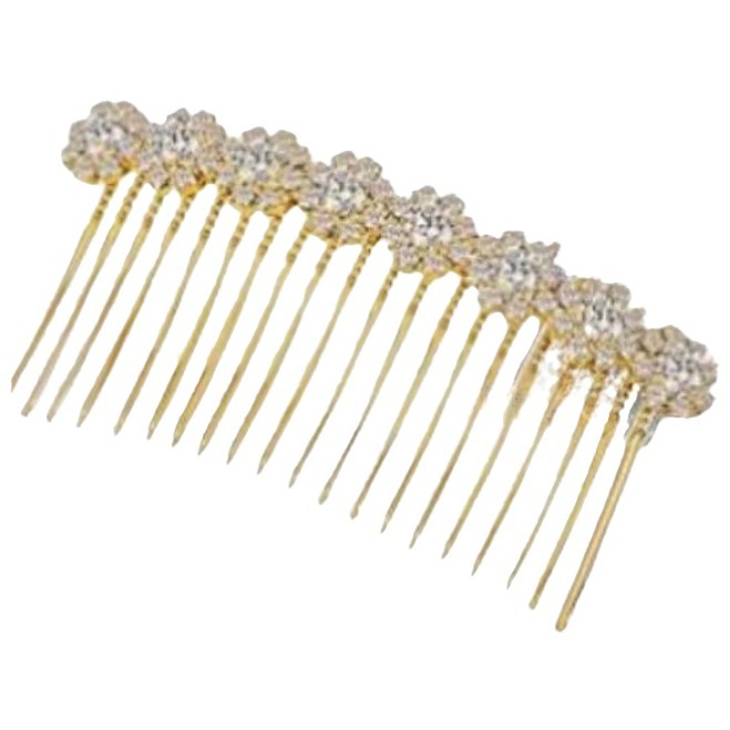 Nuevo estilo coreano joyería nupcial accesorios para el cabello peine del pelo aleación rhinestone girasol peine pelo enchufe fábrica al por mayor