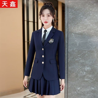 2022春季新班服时尚制服学院风西装外套小个子西装套裙日系JK套装