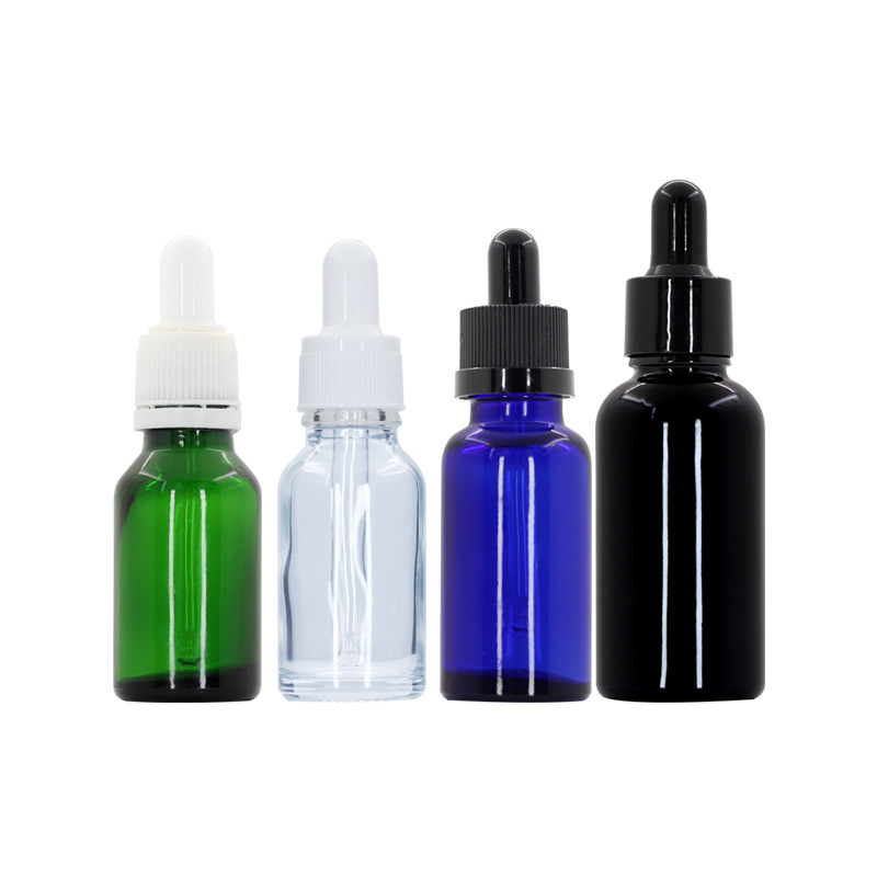 Venta al por mayor en stock marrón a prueba de luz 10ml botella de aceite esencial botella cuentagotas de plástico loción esencia sub-botella gotas cosméticas