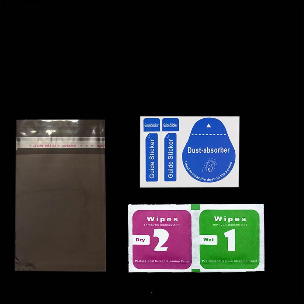 Fabricante spot teléfono móvil pasta de eliminación de polvo templado juego de limpieza de pantalla bolsa de alcohol de desinfección kit de ayuda de película