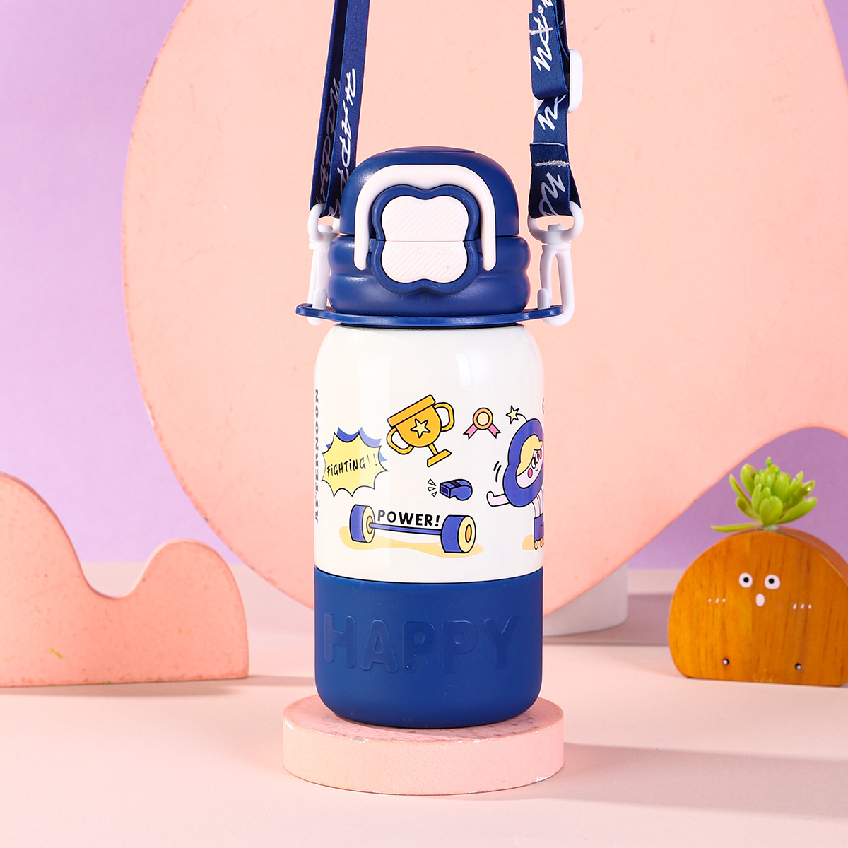 Gourde isotherme en acier inoxydable pour enfant_voghion.com