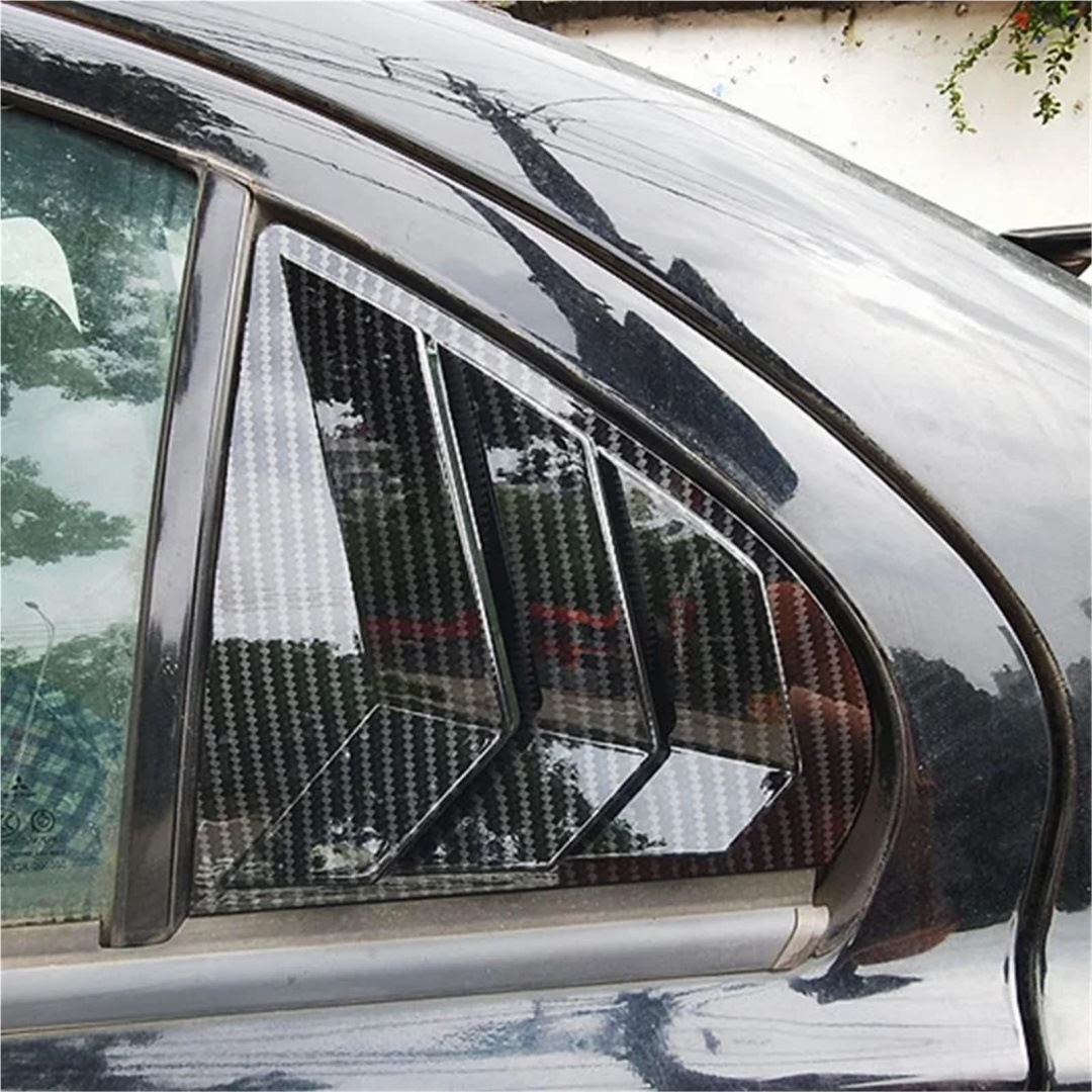 Suitable for Mitsubishi Lancer 09-16 Models Rear Triangle Window Blinds Modification Car Window Decoration Accessories