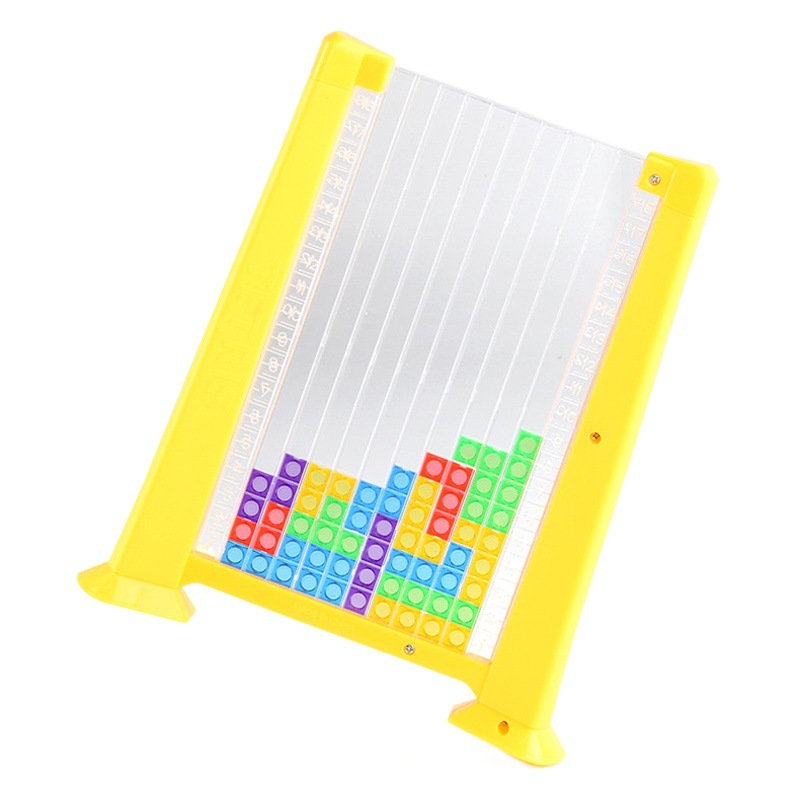 Rompecabezas transfronterizo para niños nuevos bloques de construcción intercambiables Tetris rompecabezas juego de escritorio inteligencia juguetes de despacho de aduanas