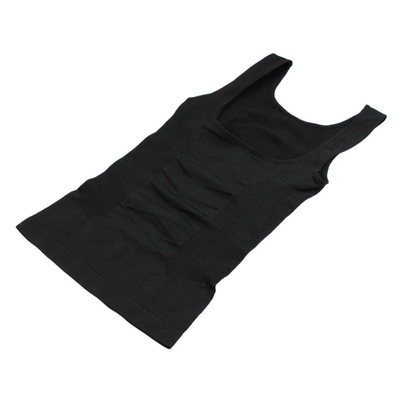 Усиливающий U-образный жилет для брюшной формы Топ Бесшовный подтяжка груди Слинг живота с эффектом памяти Подтяжка живота с высокой талией-Обтягивающий Топ