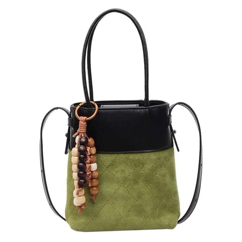 Bolsa de cubo de mano mate transfronteriza bolsa de teléfono móvil de gamuza mujeres otoño y invierno 2025 nuevo estilo de alta calidad bolso de hombro