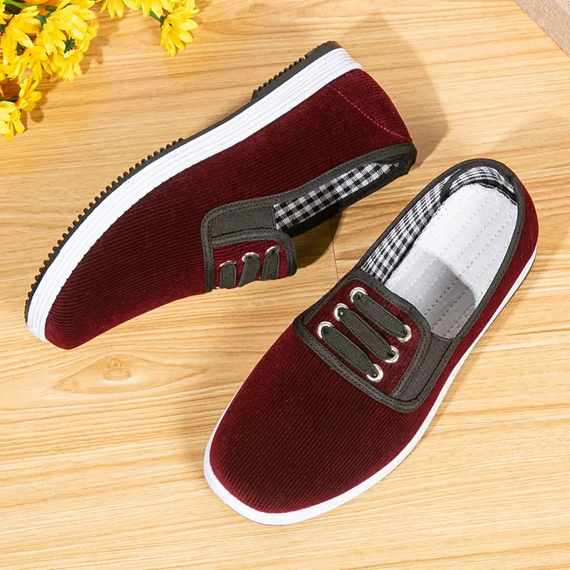 2025多款老北京布鞋一脚蹬中老年女士休闲软底妈妈鞋地摊女鞋批发