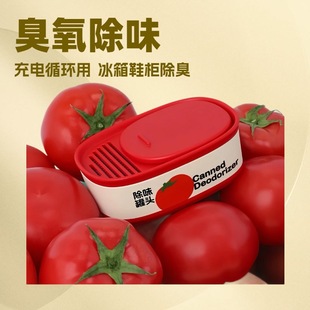 2025 New Deodorizing Canister Ozone Household Refrigerator Deodorizing and Sterilizing Shoe Cabinet Deodorizing Rechargeable Purifier