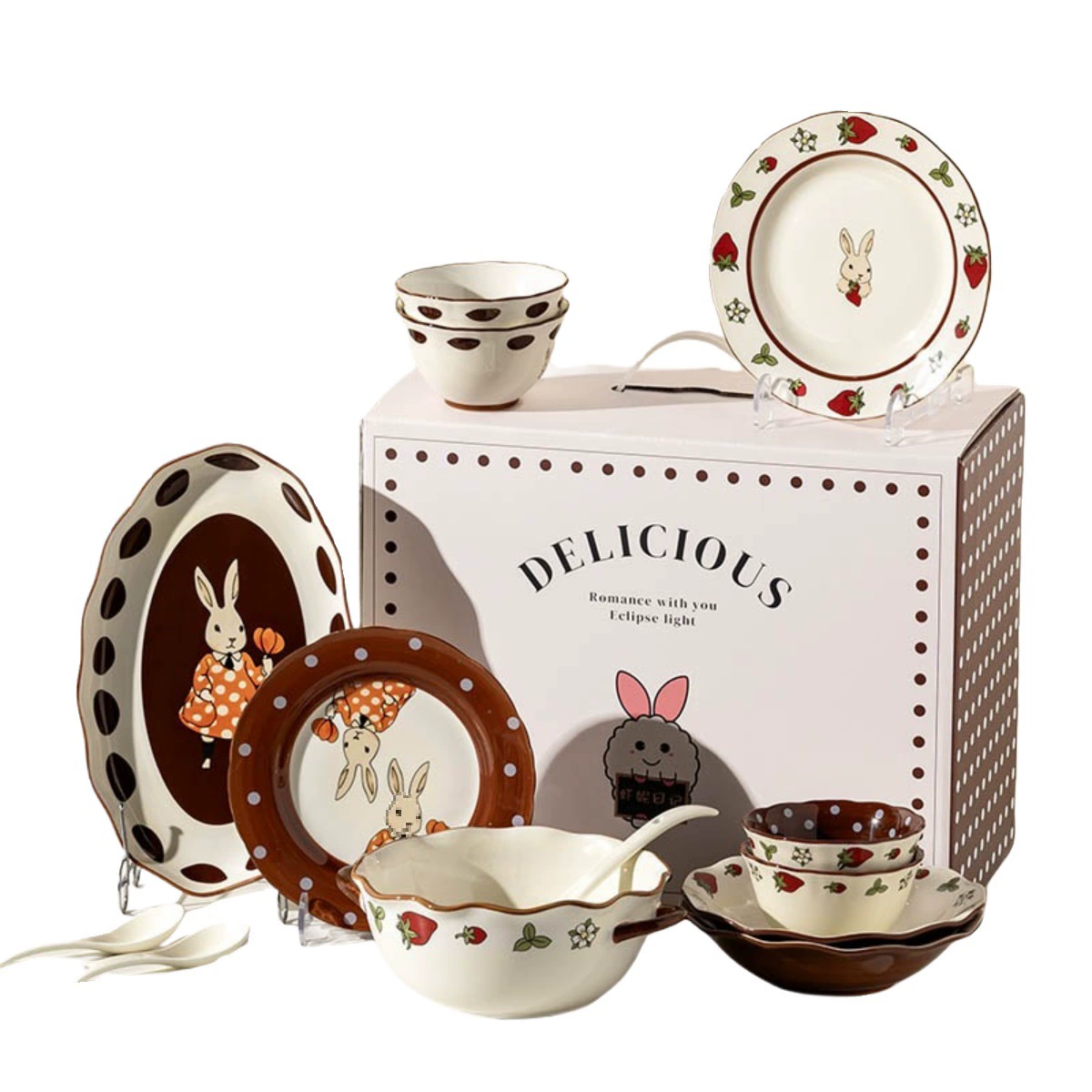 Tableware, high quality ceramic set for home use, Birthday gift