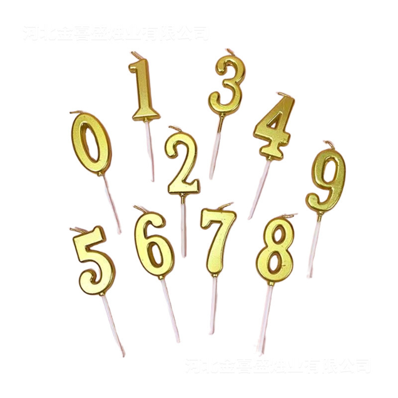 批发数字蜡烛pvc独立包装派对气氛布置生日蛋糕装饰数字蜡烛创意|undefined