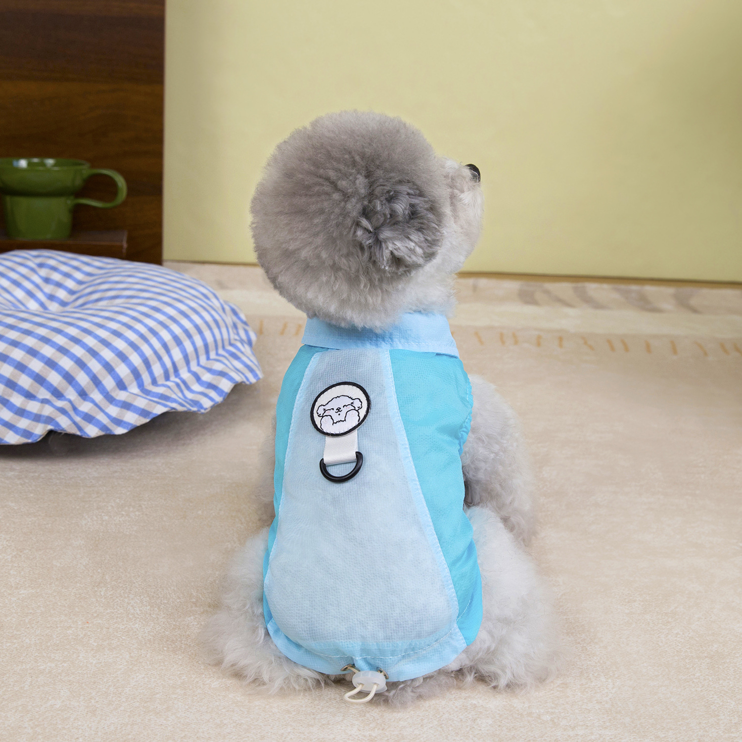 Spring/Summer Lightweight Comfortable Cooling Pet Sun Protection Clothing Ultra Thin Polyester Fabric Dog Clothes_voghion.com